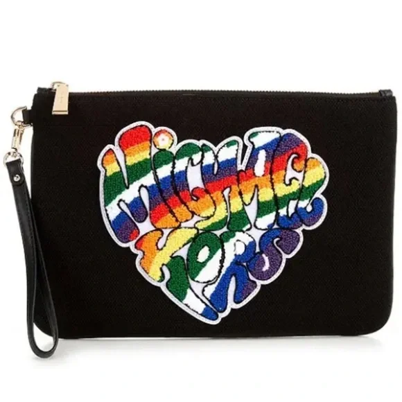 Michael Kors Rainbow 2pcs Set Tote & Clutch New with Tags Still in Plastic - Picture 6 of 9